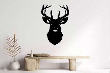 Deer Head Metal Wall Art Laser Cut SVG