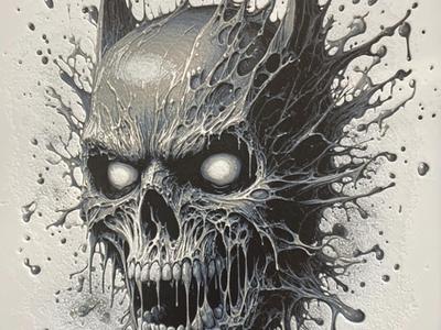 Batman Melting Skeleton Hueforge