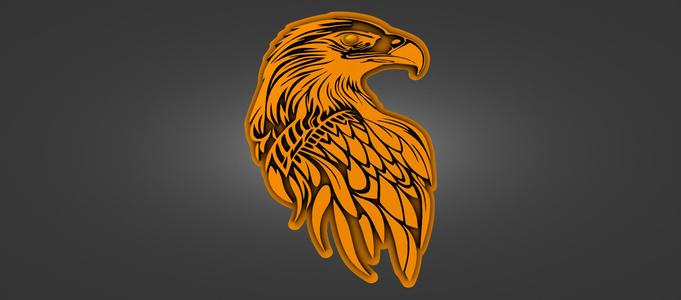 eagle , emblem , pendant , wall decor