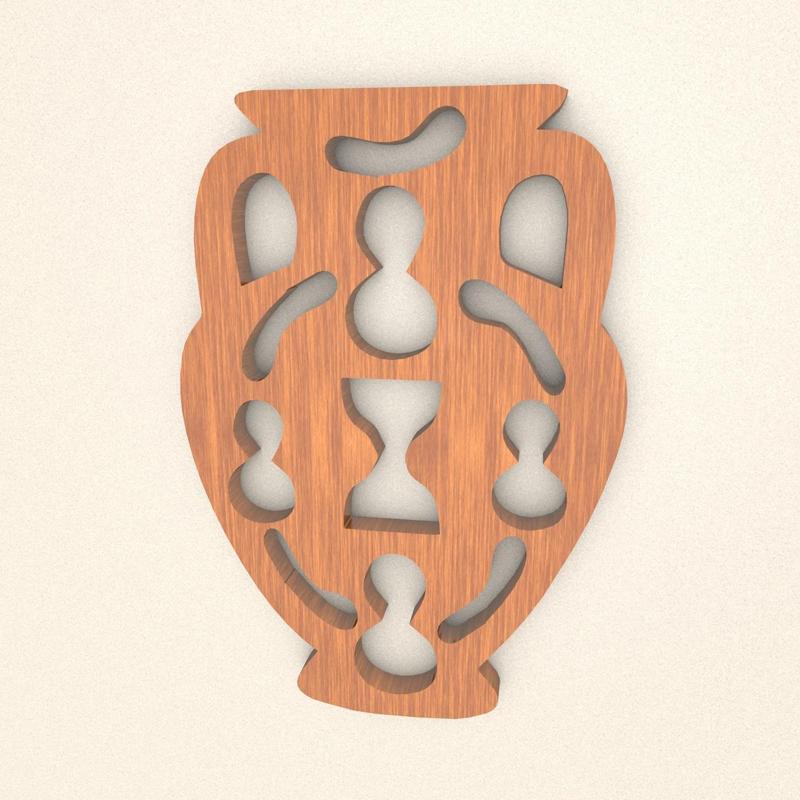 Vase Wall Decoration WAELLISH12
