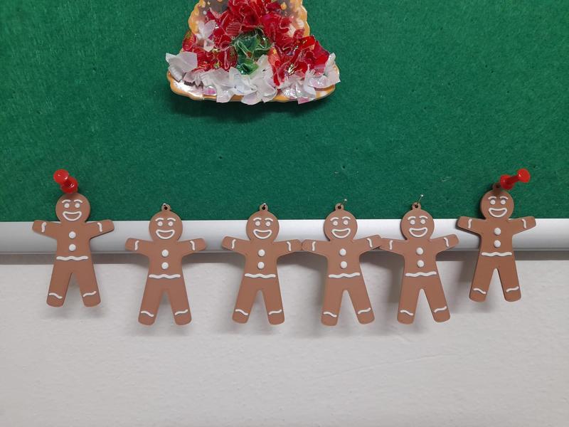 OVERTURE3D Gingerbread Man - no flex christmas tree decoration