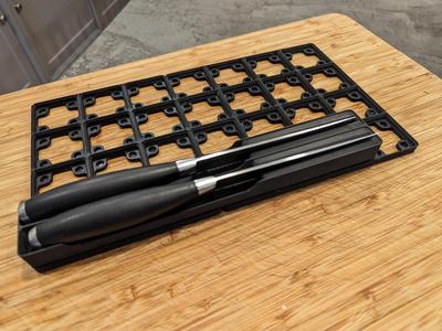 Gridfinity Steak knife holder