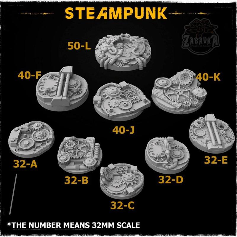 Steampunk Base Toppers