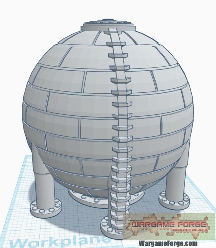 Large Industrial Storage Tank