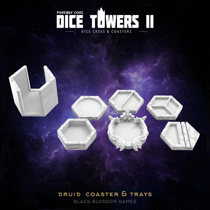 TC07 Druid Coaster & Trays :: Possibly Cool Dice Tower 2