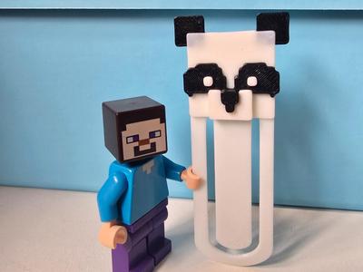 PANDA bookmark for Minecraft fan
