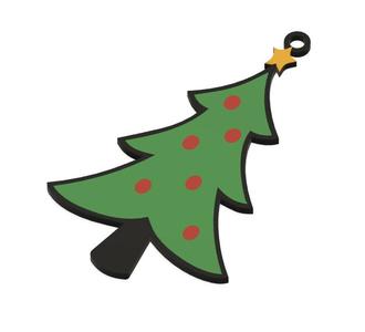 Keychain: Christmas Tree II