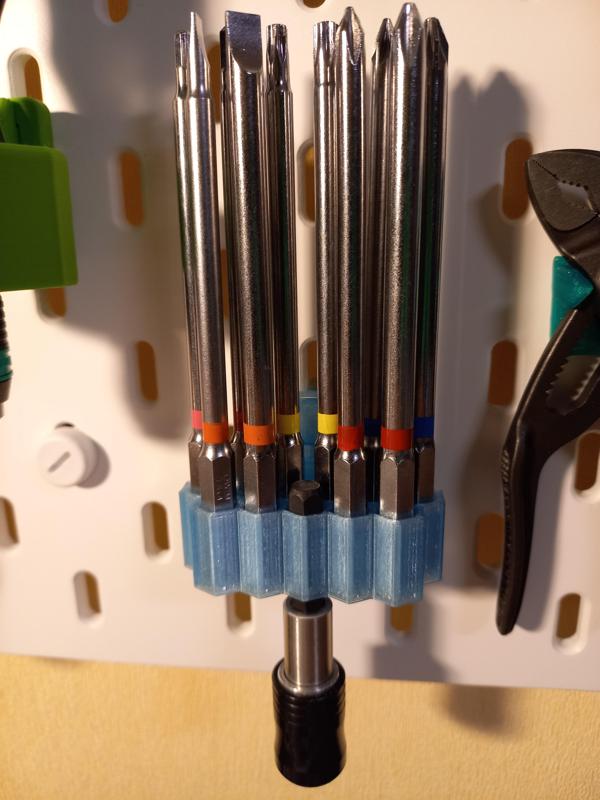 Skadis 1/4" bit holder