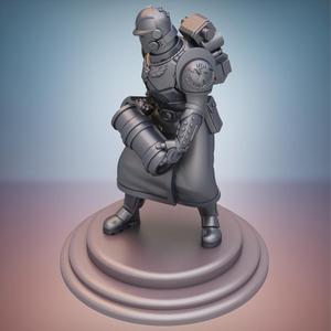 Sanctus Manipulus. Mortar Specialist and ammo bearer.