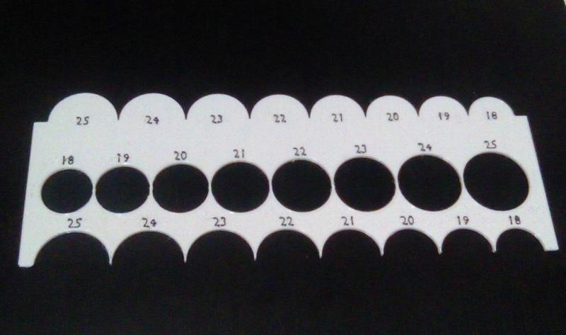 Diameter test 18 - 25 mm