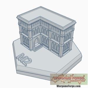 Gothic Building 22 Hex Map Scale HMSG022