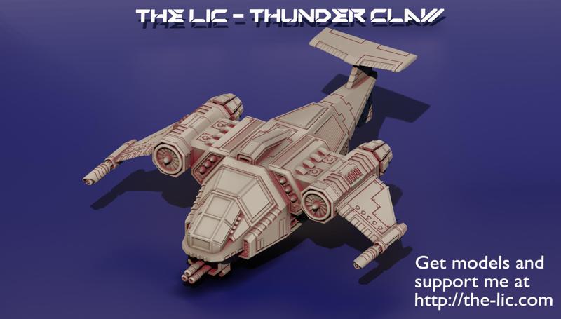 The LIC HN - Thunder Claw Light Gunship