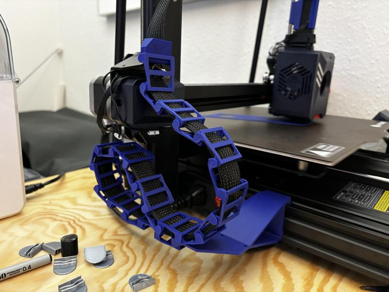 Kobra 2 Plus filament relocation and cable organizer V2