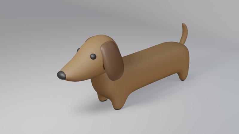 Velu the dachshund