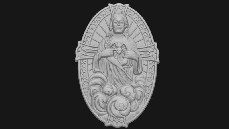Decorative Jesus STL for 3D printing 3D print model