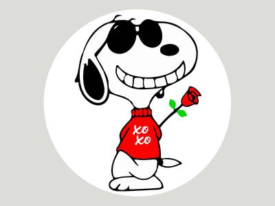 Snoopy XOXO Coaster