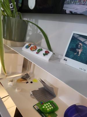 Minimalist pin display