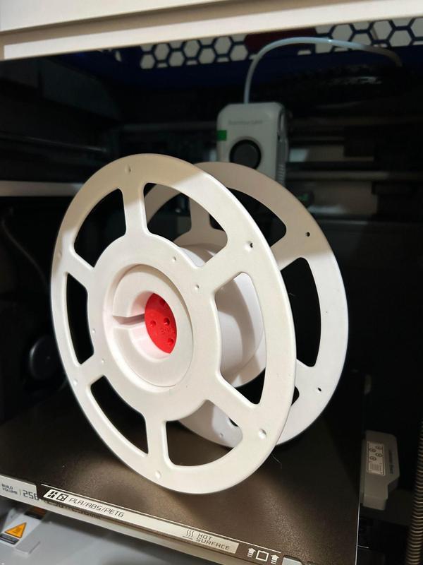 artme 3d printed spool with spacer and endcap