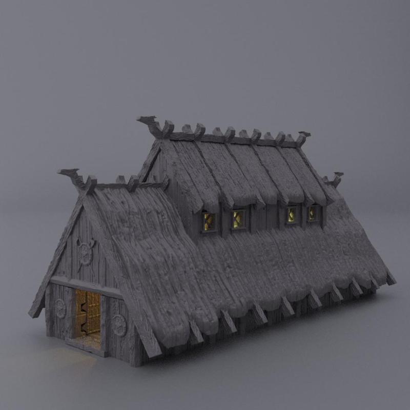 Viking MeadHouse - Tabletop Terrain - 28 MM