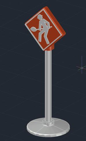 Señal Hombres trabajando