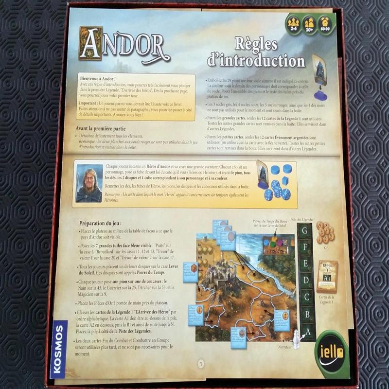 Andor the boardgame insert
