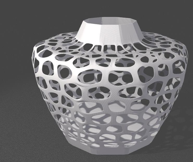 Große Voronoi Vase