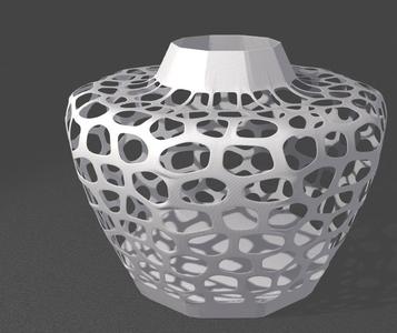 Große Voronoi Vase