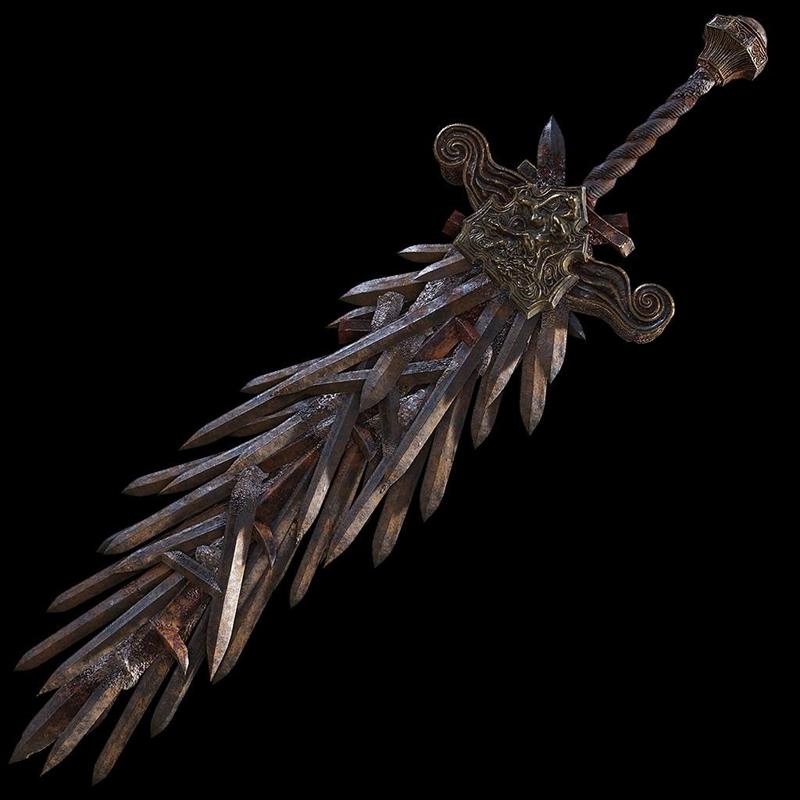 Grafted Blade Greatsowrd from Elden Ring (multiple pieces)