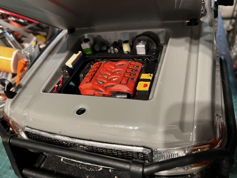 Engine bay detail for RGT Rescuer / FTX Outback Tracker