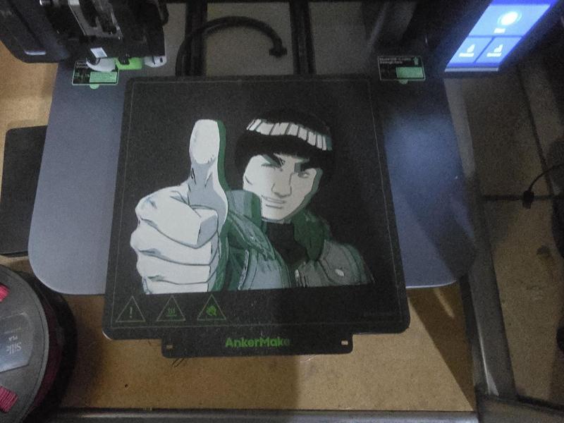 Might Guy (マイト・ガイ, Maito Gai) HueForge Filament Print naruto