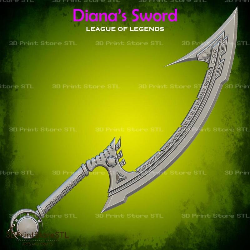 Project Diana Sword from league of legends - Fan Art
