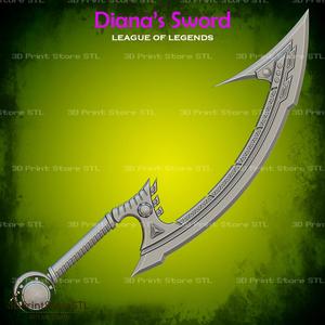 Project Diana Sword from league of legends - Fan Art