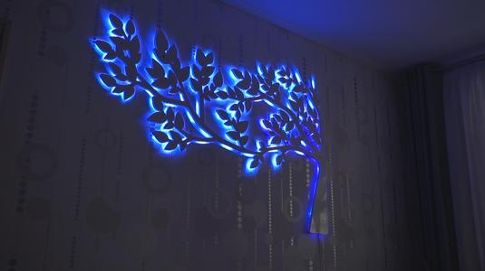 Decorative panel with backlight