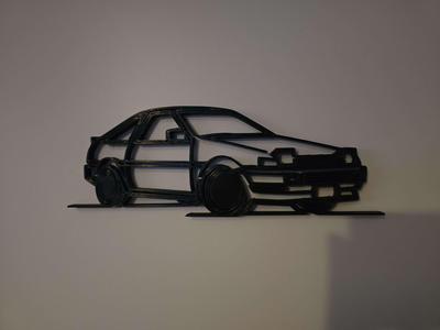 Toyota Corolla AE86 Wallart