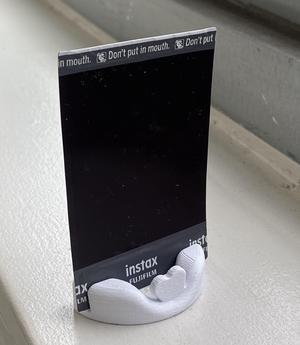 Minimalistic Instax Mini Photo Desk Holder