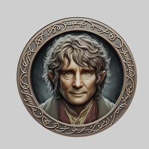 Bilbo Baggins Lord of Rings Medallion for CNC Router Laser & 3D Printer