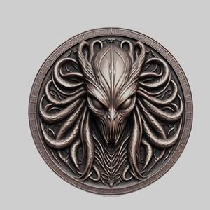 Shelob Lord of Rings Medallion for CNC Router Laser & 3D Printer