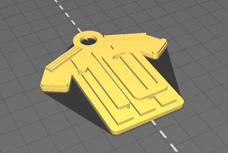Pack of assorted Soccer Shirt Keychains