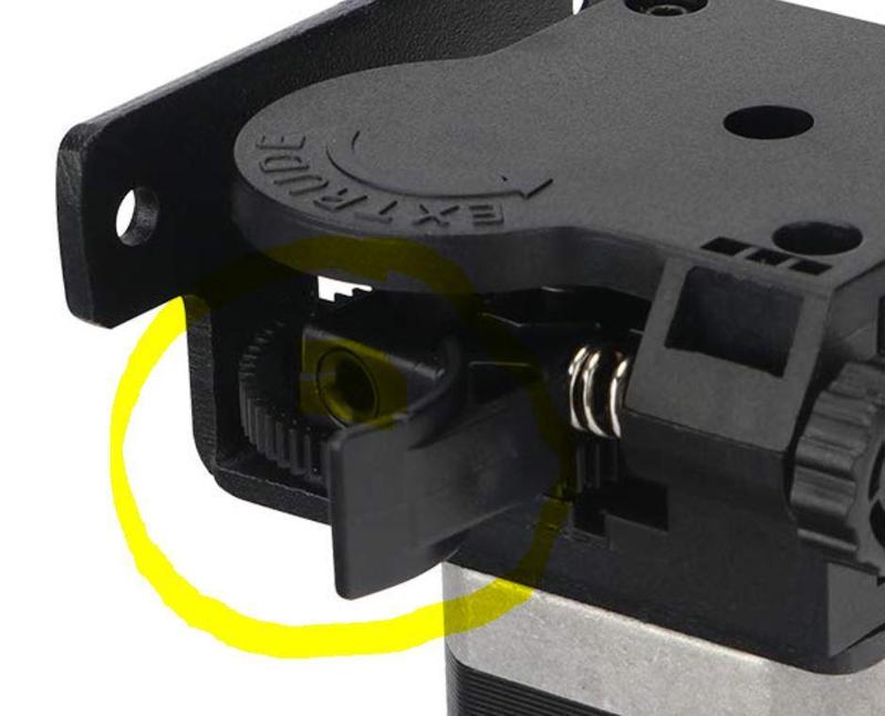 Anycubic I3 Mega-S Extruder Filament Input Nozzle