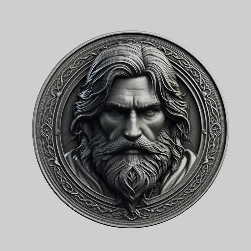 Eomer Lord of Rings Medallion for CNC Router Laser & 3D Printer