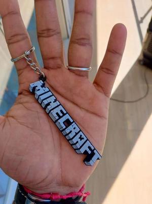 Minecraft keychain