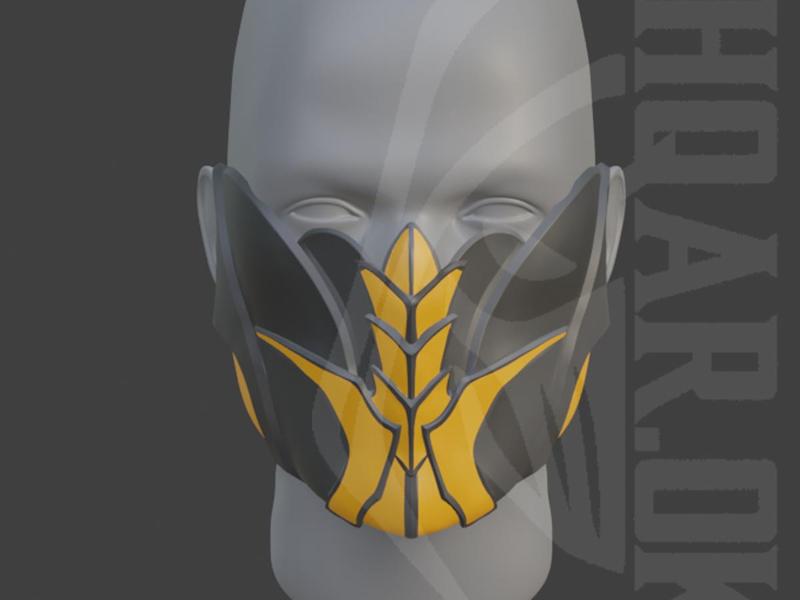 Takeda mask  from MK1 -  Killing Cousin