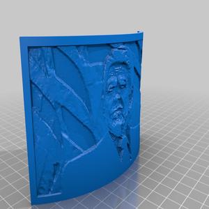 Ronald Reagen Lithopane