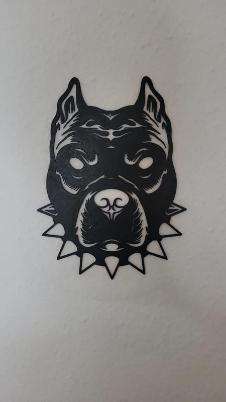 2D Art "Pitbull Head"