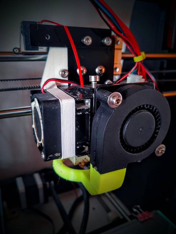 Extruder fan fix for Infitary / Alunar / m508 / Anet a8