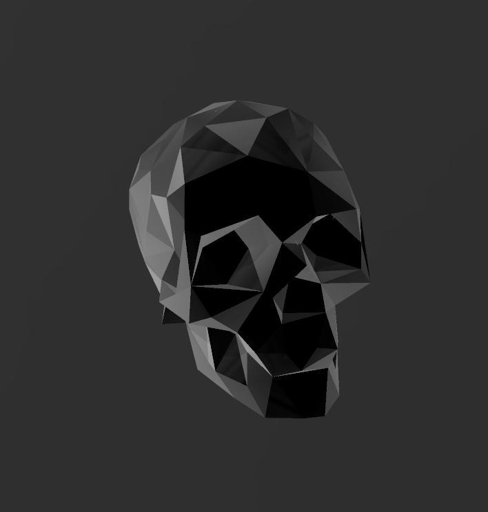 Skull - Low Poly