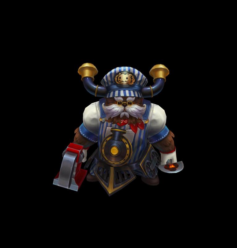 Choo-Choo Ornn League of Legends 3D print model