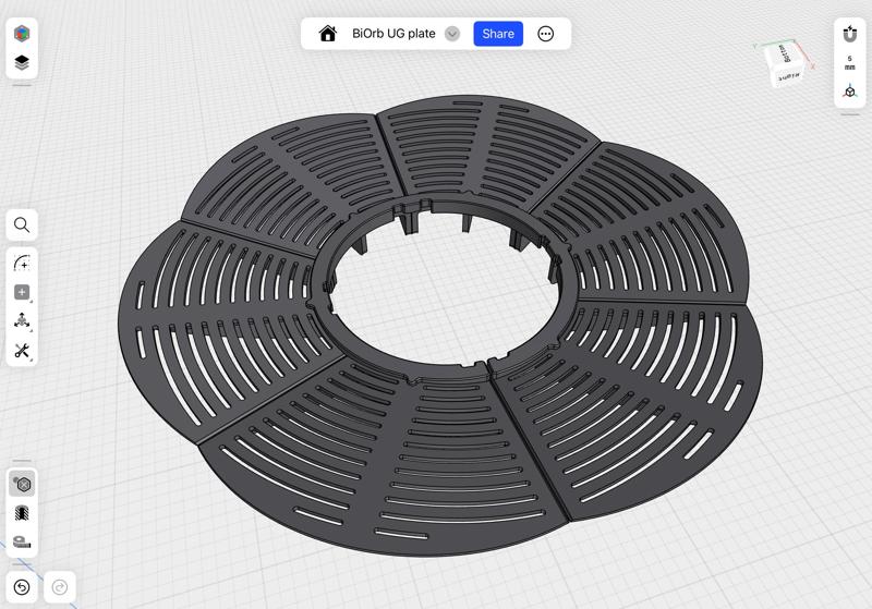 Under Gravel Filter For Biorb 60 litre Classic & Halo Aquariums