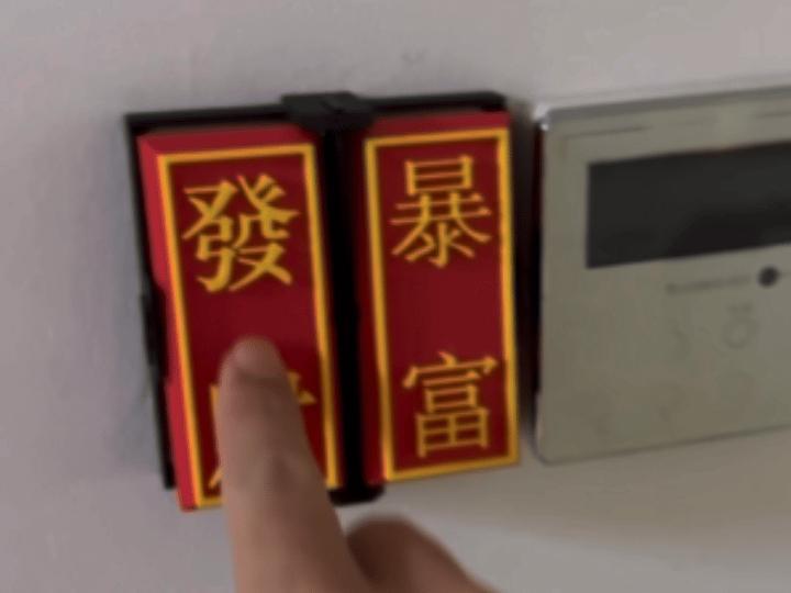 Double Switch Festive Wealth Decoration