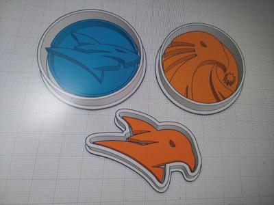 set of 3 cookie cutters: istral, Isurus & Estral